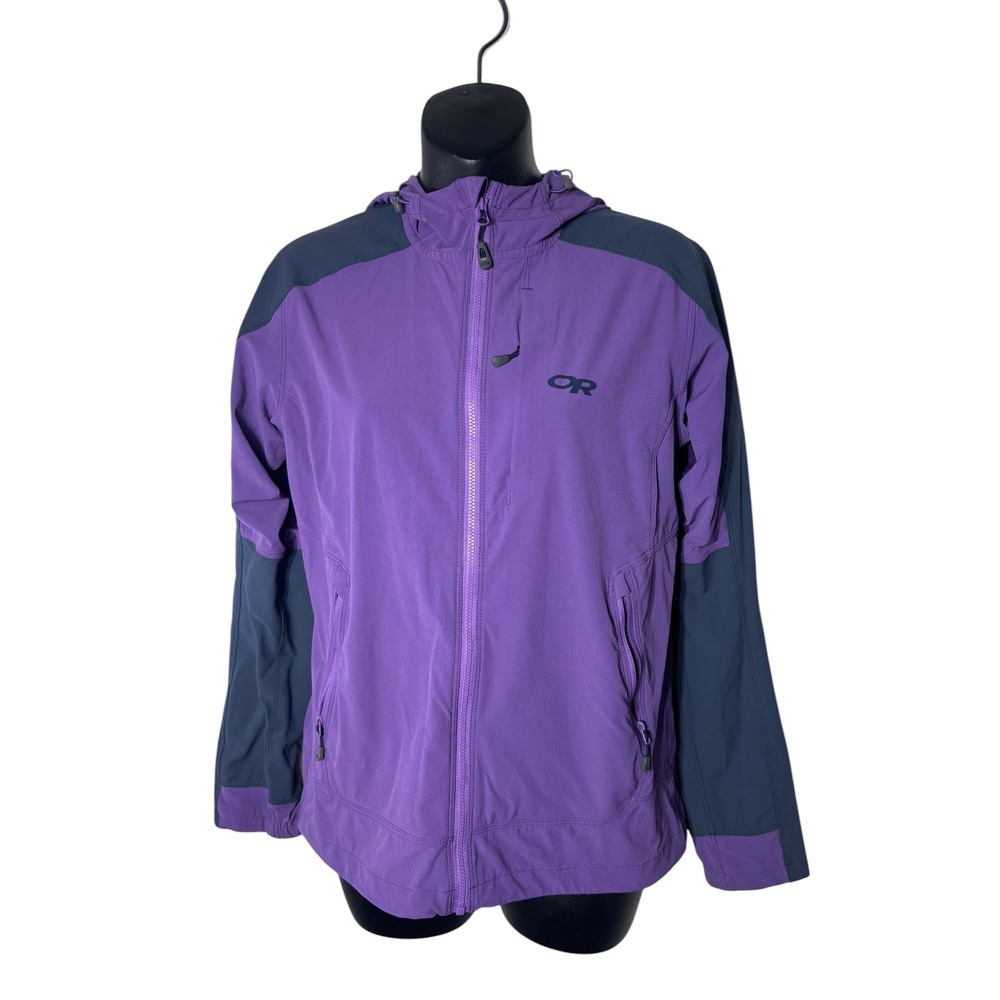 Outdoor research women's small ferrosi hooded jacket purple outdoor active